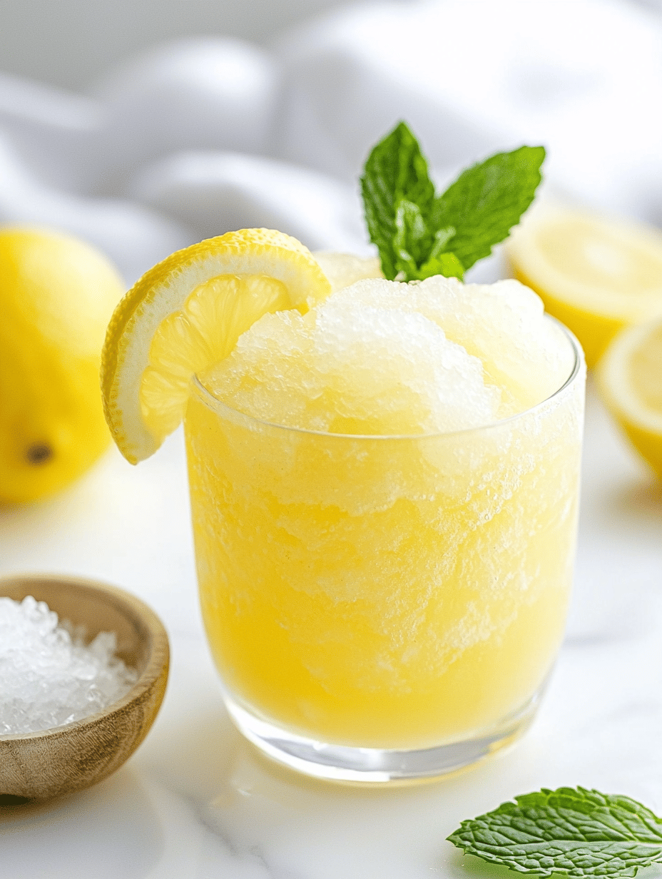 Chill Out with an Unusual Lemonade Slushie Twist
