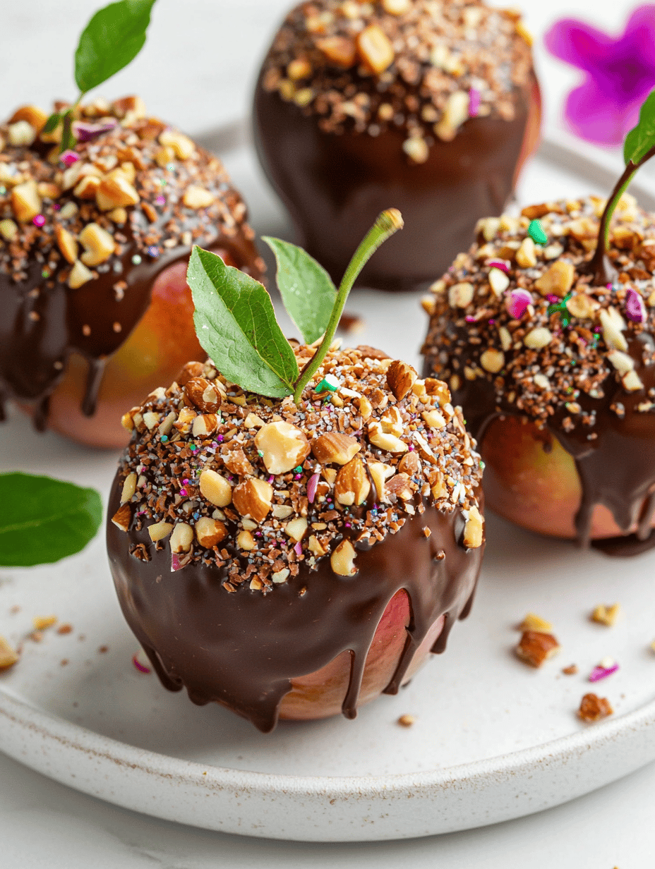 Beware the Sweet Chaos: Halloween Poison Toffee Apples