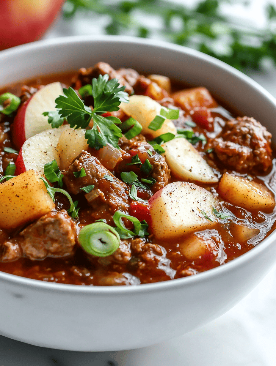 Slow-Cooker Turkey Chili with a Cinnamon Twist