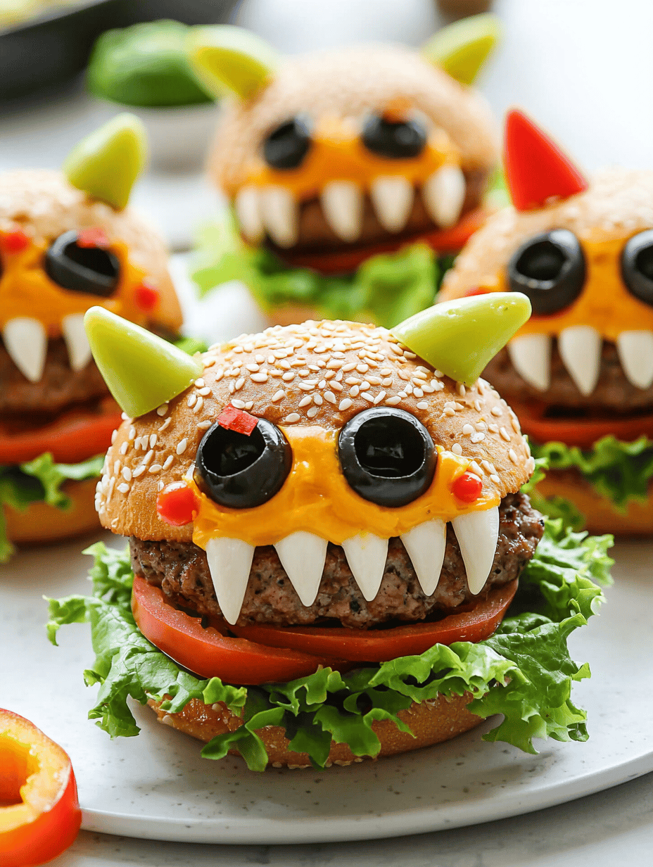 Monster Burgers to Spook Your Taste Buds!
