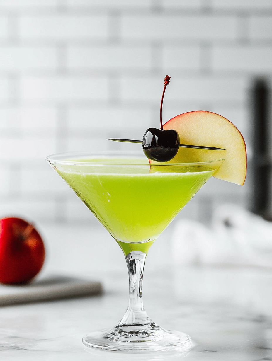 Bewitching Halloween Poison Apple Martini: A Spooky Sip You Can’t Resist