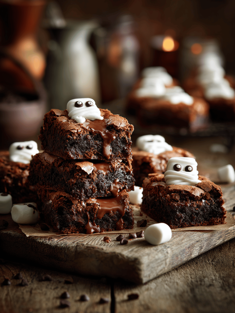 Mummy Brownies: A Nostalgic Twist on Classic Comforts