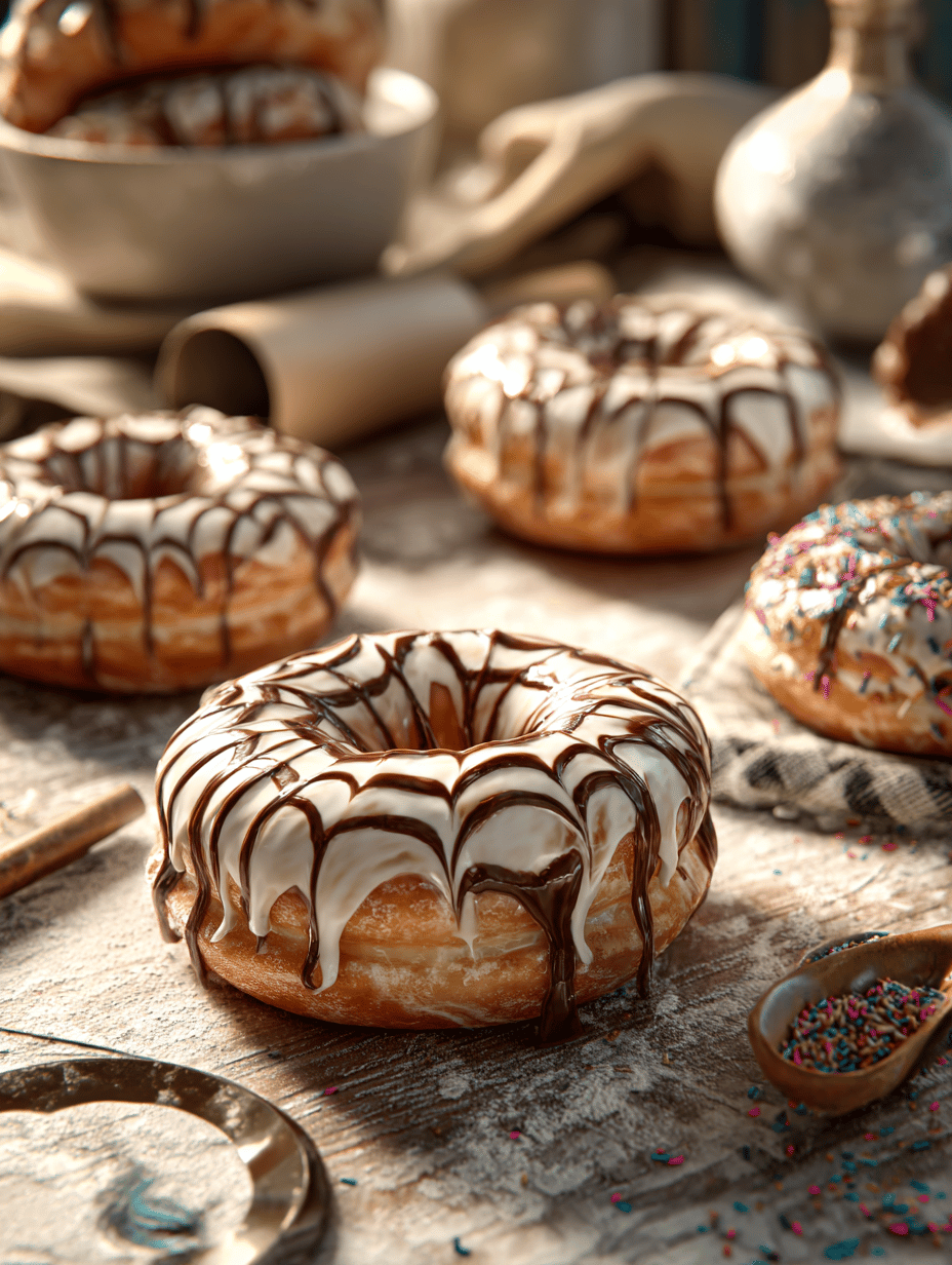 Spiderweb Donuts: Embracing the Art of Messy Elegance in Your Kitchen