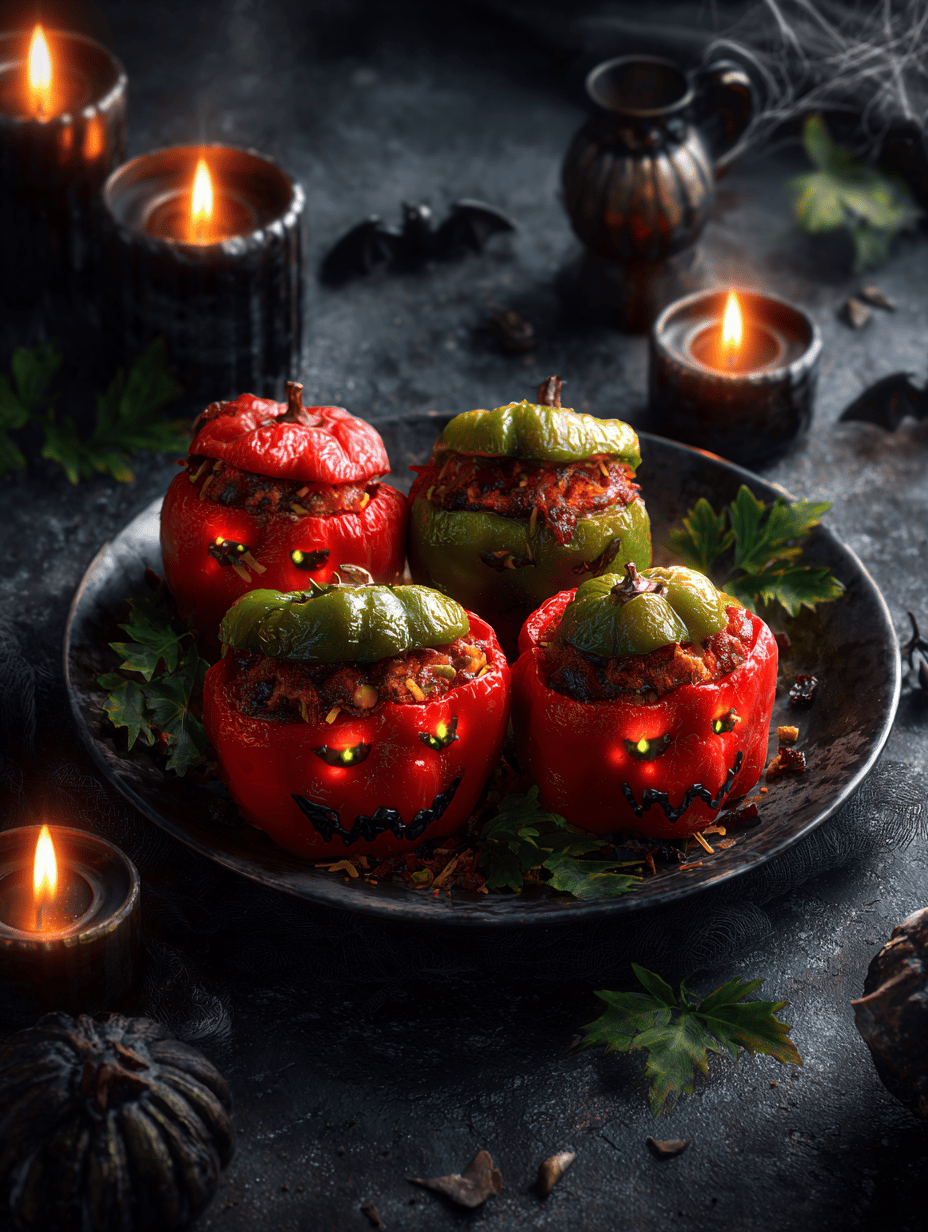 Spooky Stuffed Peppers: A Nighttime Bites Adventure